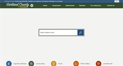 Desktop Screenshot of garlandcounty.org